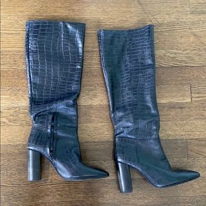 Steve Madden crocodile boots